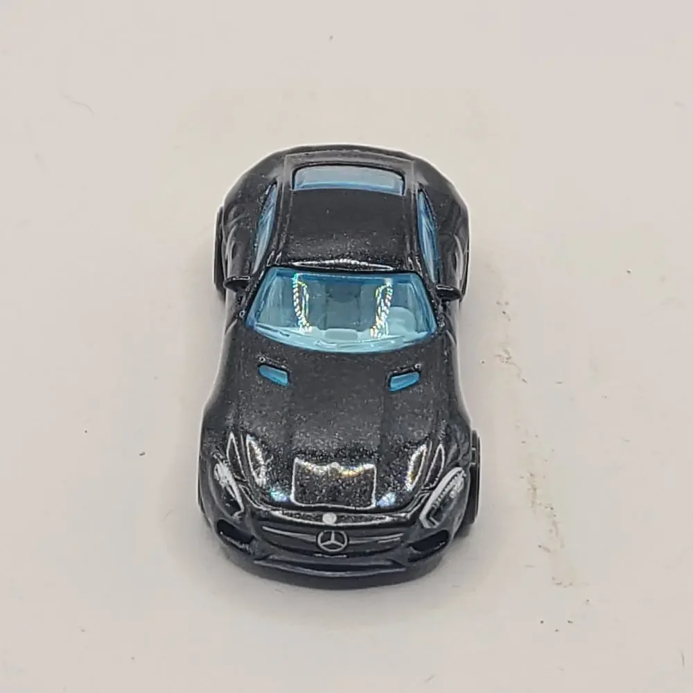 '15 Mercedes-AMG GT Hot Wheels 2018 Nightburnerz #142 Black 10SP 1:64 Loose